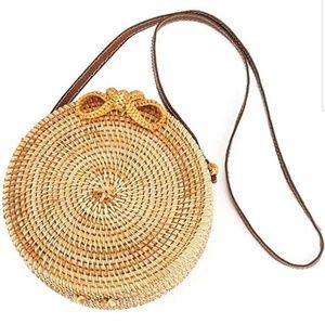 Handwoven Round Rattan bag